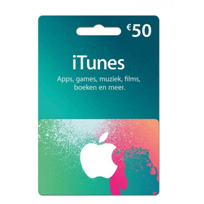iTunes kaart 50 | Direct online en geleverd