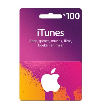 vraag naar Het koud krijgen Voorafgaan iTunes kaart 100 euro | Direct online besteld en geleverd